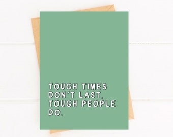 Tough Times Encouragement Card, Cancer Support, Get Well