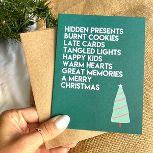 Regalos ocultos Tarjeta de Navidad Great Memories Opción de juego de caja de tarjetas navideñas dulces