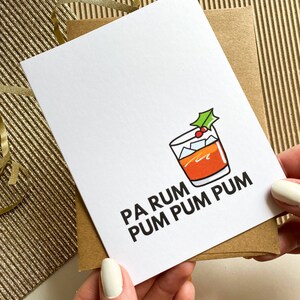 Pa Rum Pum Pum Pum Grappige kerstkaart Little Drummer Boy Leuke kerstkaarten