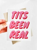 Tits Been Real Funny Mastectomy Breast Cancer Support Get Well Card