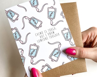 Tougher Than Chemo Card | Cancer Support Greeting Card