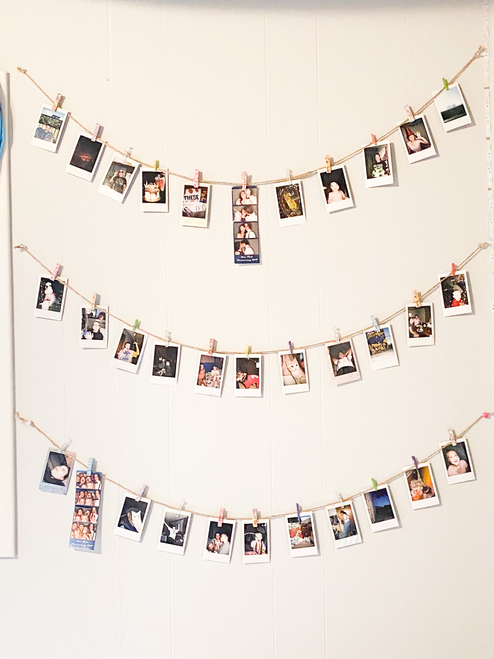 Wall decor photo hanger polaroid picture hanger boho cute Etsy