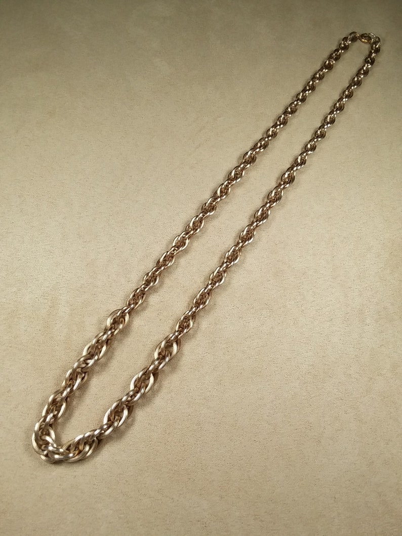 Vintage Napier Gold Massive Multi Chain Graduated Necklace - Etsy