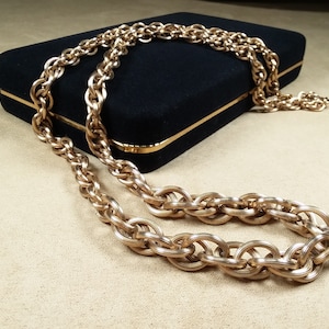 Vintage Napier Gold Massive Multi Chain Graduated Necklace, Collectible Custom Jewelry, Unique Gift