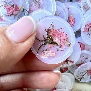 Sceau de cire de fleurs séchées pour les invitations de mariage, sceau auto-adhésif personnalisé pour invitation de mariage, sceau de cire à peler et coller, sceau sur mesure