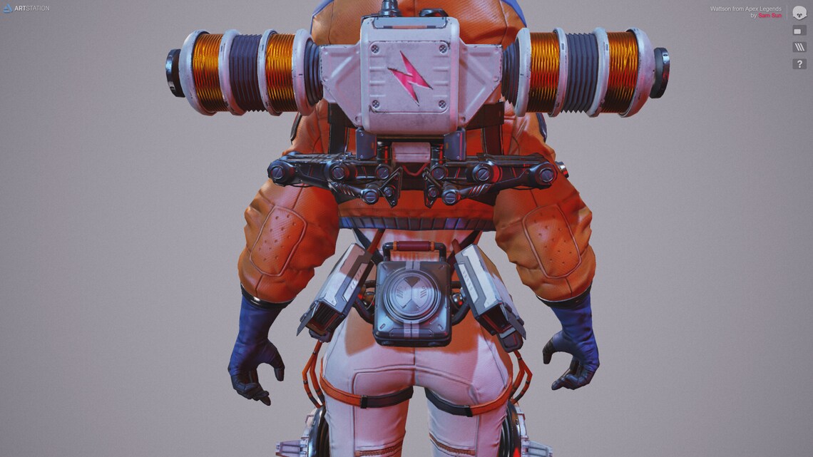 3D Modeled/stl Wattson Apex Legends Prop Set - Etsy