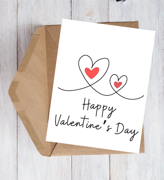 Printable Love Card, Valentine Card for Wife, Love Greeting for
