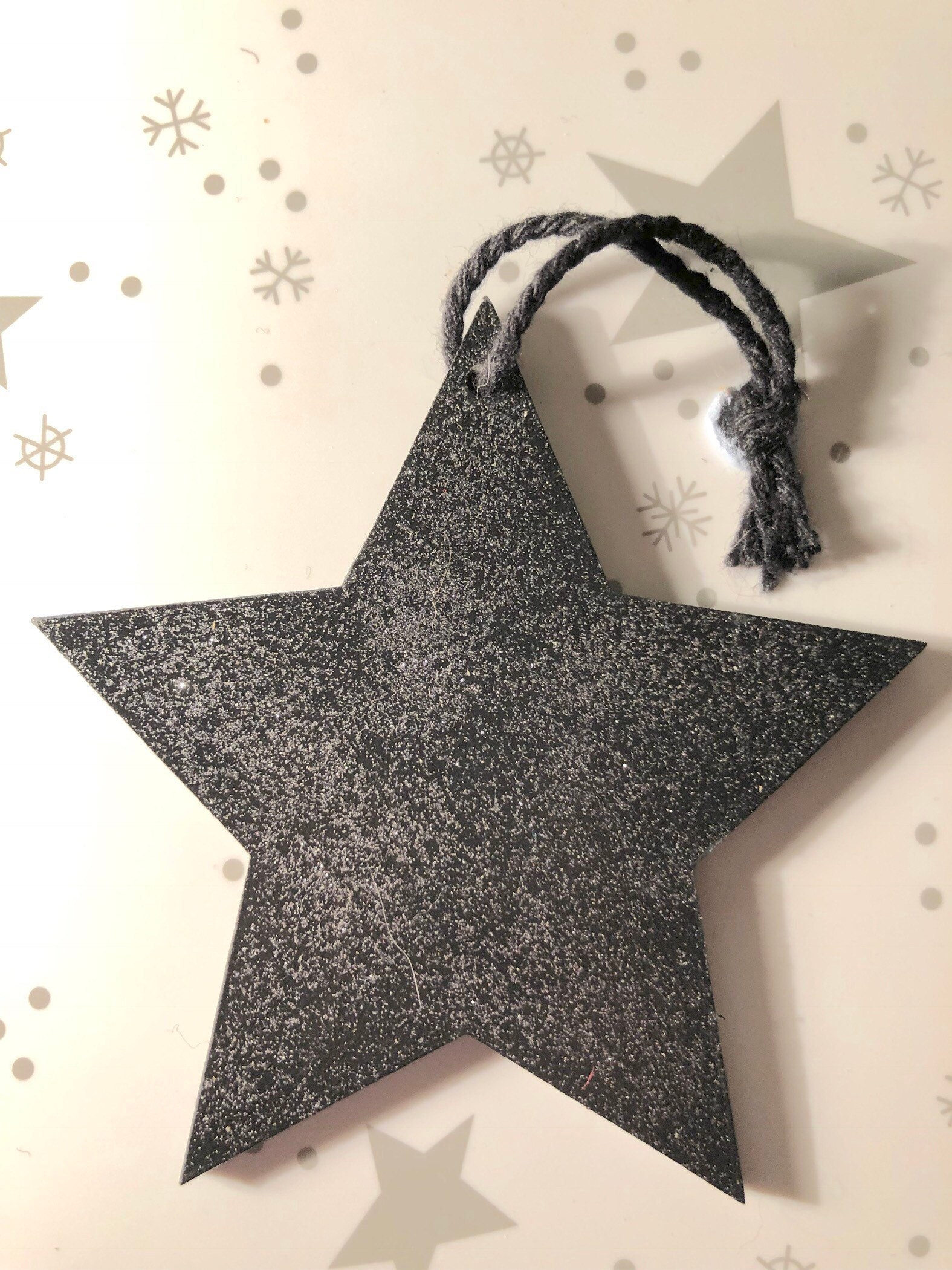 Brillantes decoraciones de estrella de madera pintadas a mano. | Etsy
