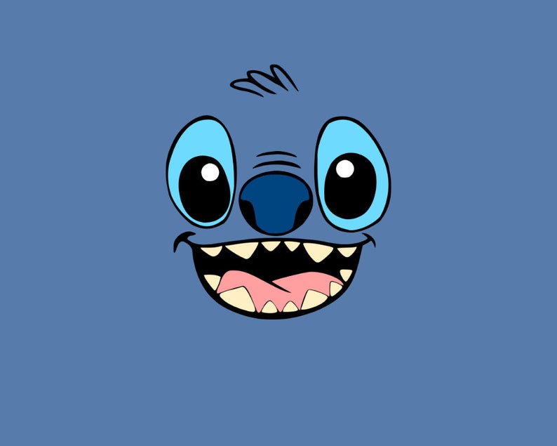 Download Stitch Face Lilo and Stitch SVG File Grouped and Layered ...