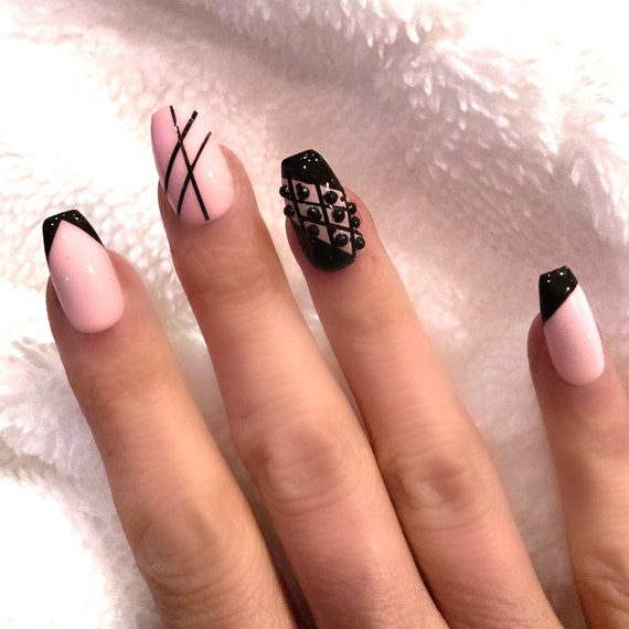 100+Different Crosses Chrome Hearts Nail Art for you to Choose