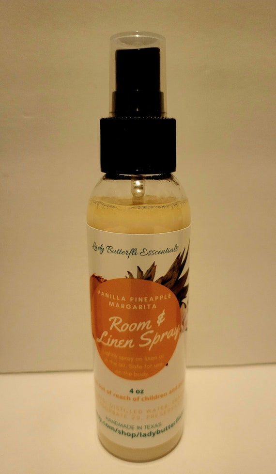 Vanilla Pineapple Margarita Room Spray; Linen Spray, Odor Eliminator; Air Freshener; Gift; Smell Good; Fragrance