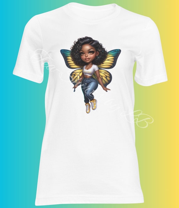 Lady Butterfli Tea-Shirt Yellow