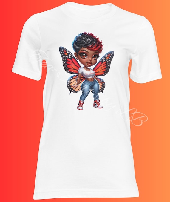 Lady Butterfli Tea-Shirt Red