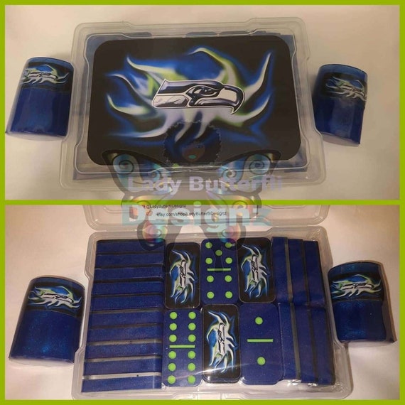 Custom Double Six Dominoes, Bones, Sports Team