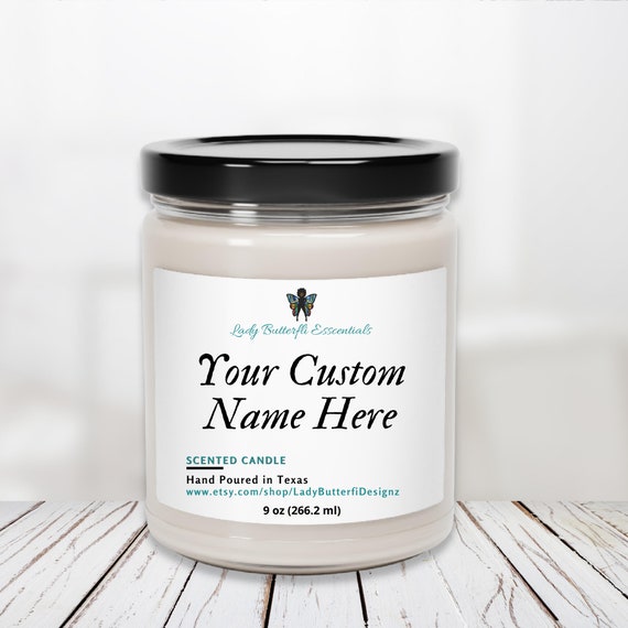Custom Mood Candle; Choose Your Scent; Custom Label; Birthday Gift; Anniversary Gift; Christmas Gift; For Her; For Him; Home Decor