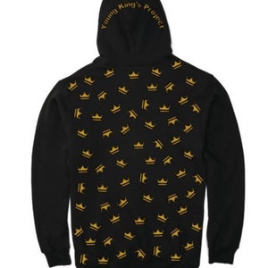 Young King&#39;s Project Sweatshirt Crown All Over Back