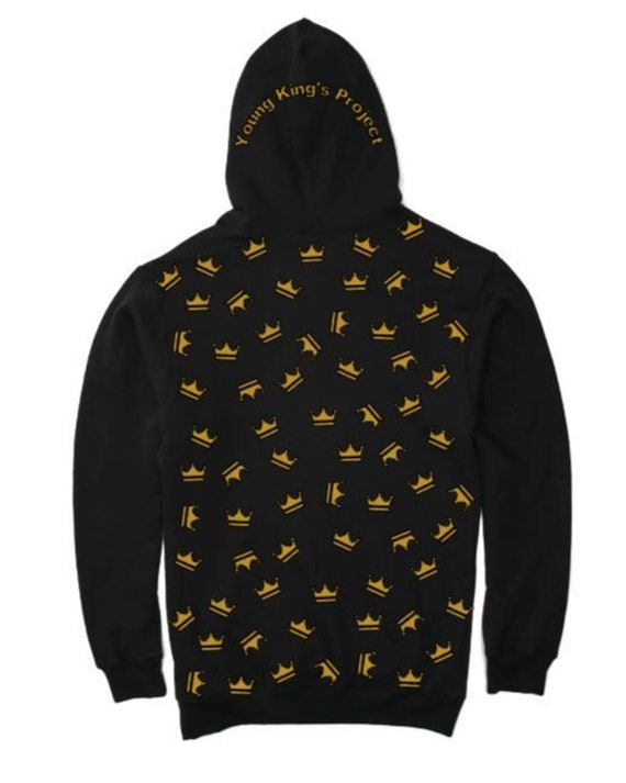 Young King's Project Sweatshirt Crown All Over Back