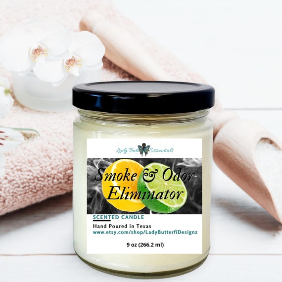 Smoke and Odor Eliminator Candle; Birthday Gift; Anniversary Gift; Christmas Gift; For Her; For Him; Smokers; Home Decor