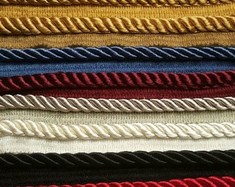 Navy Blue 3//8/" Decorative Rope Cord Evening Sky 10 Yards