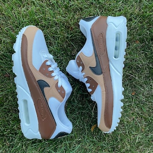 Custom lv logo brown and tan air max 90 … I love these color scheme but I  can do any scheme anyone would like !!! : r/CustomShoes