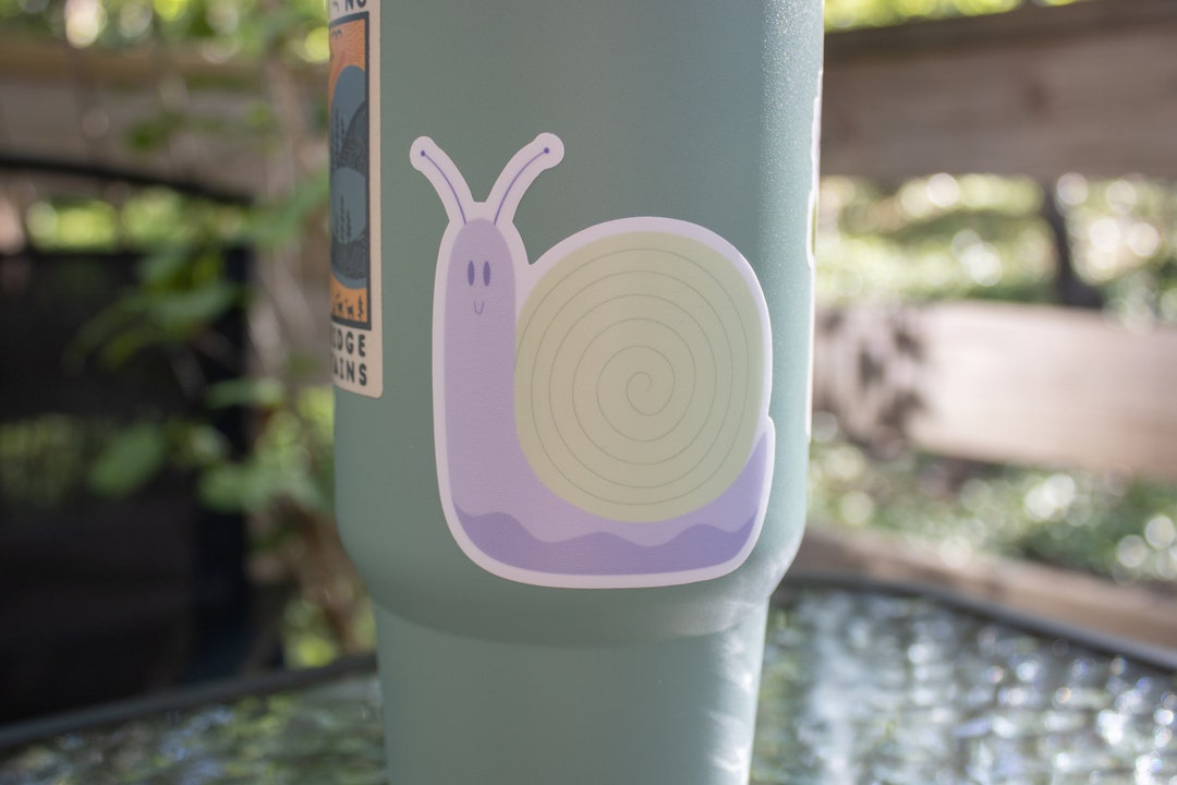 Cute Snail Sticker | Laptop, Water Bottle Sticker - Etsy