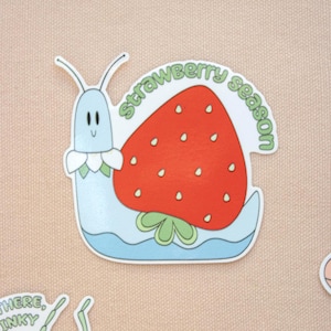 Strawberry Snail | Cute Sticker
