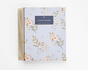 2026 Daily Planner, Floral Design, Personalized Agenda