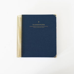 2025 weekly Planner, Daily Planner, Academic Planner, Personalized Planner, Custom Planner, Spiral Planner, Navy Linen