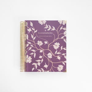 Weekly Planner, Daily Planner, 2025 Planner, Daily Organizer, Personalized Planner, Coil Planner, Botanical