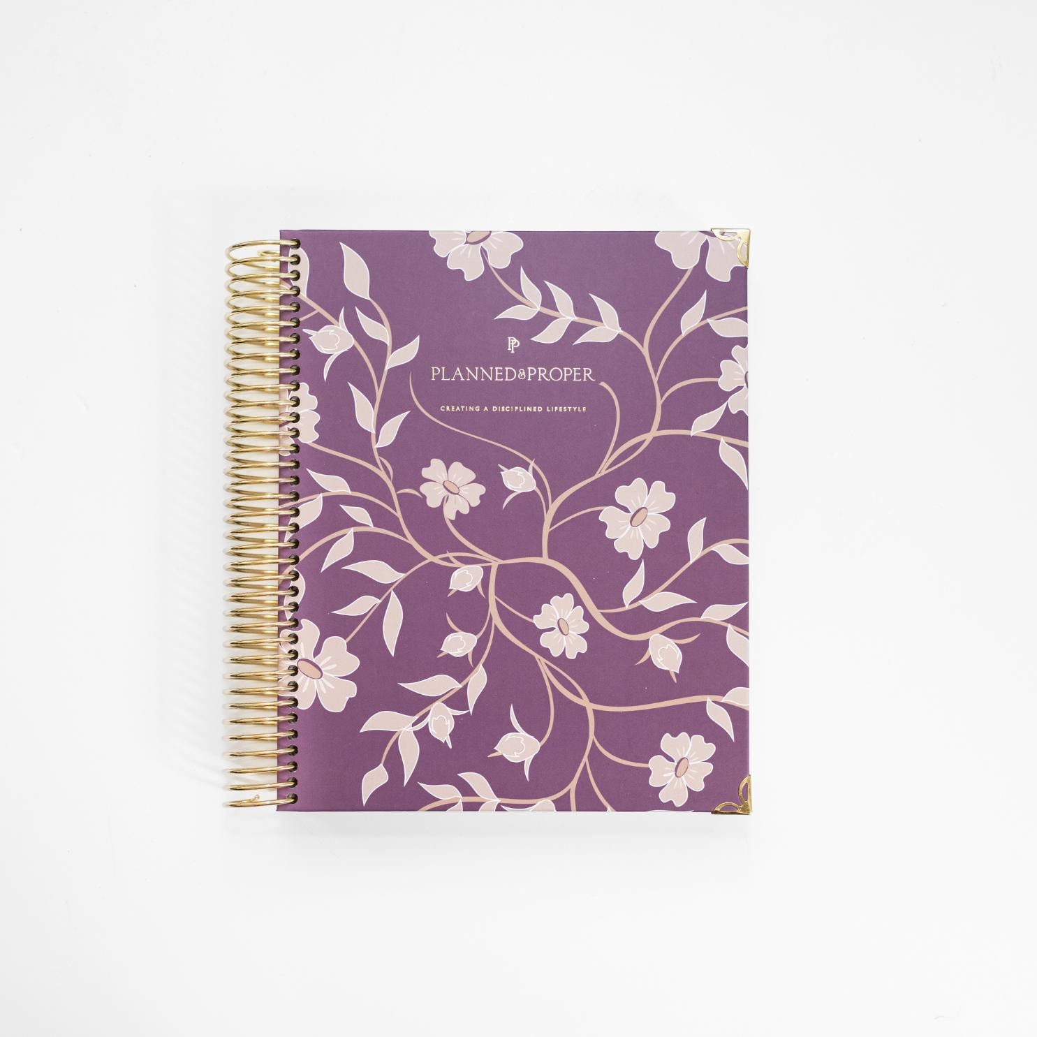 Weekly Planner, Daily Planner, 2025 Planner, Daily Organizer, Personalized Planner, Coil Planner, Botanical