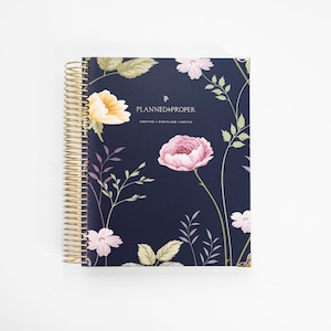 Academic Planner, Daily Planner, Weekly Planner, Teachers Gift, Personalized Planner, Custom Planner, Spiral Planner, Garden