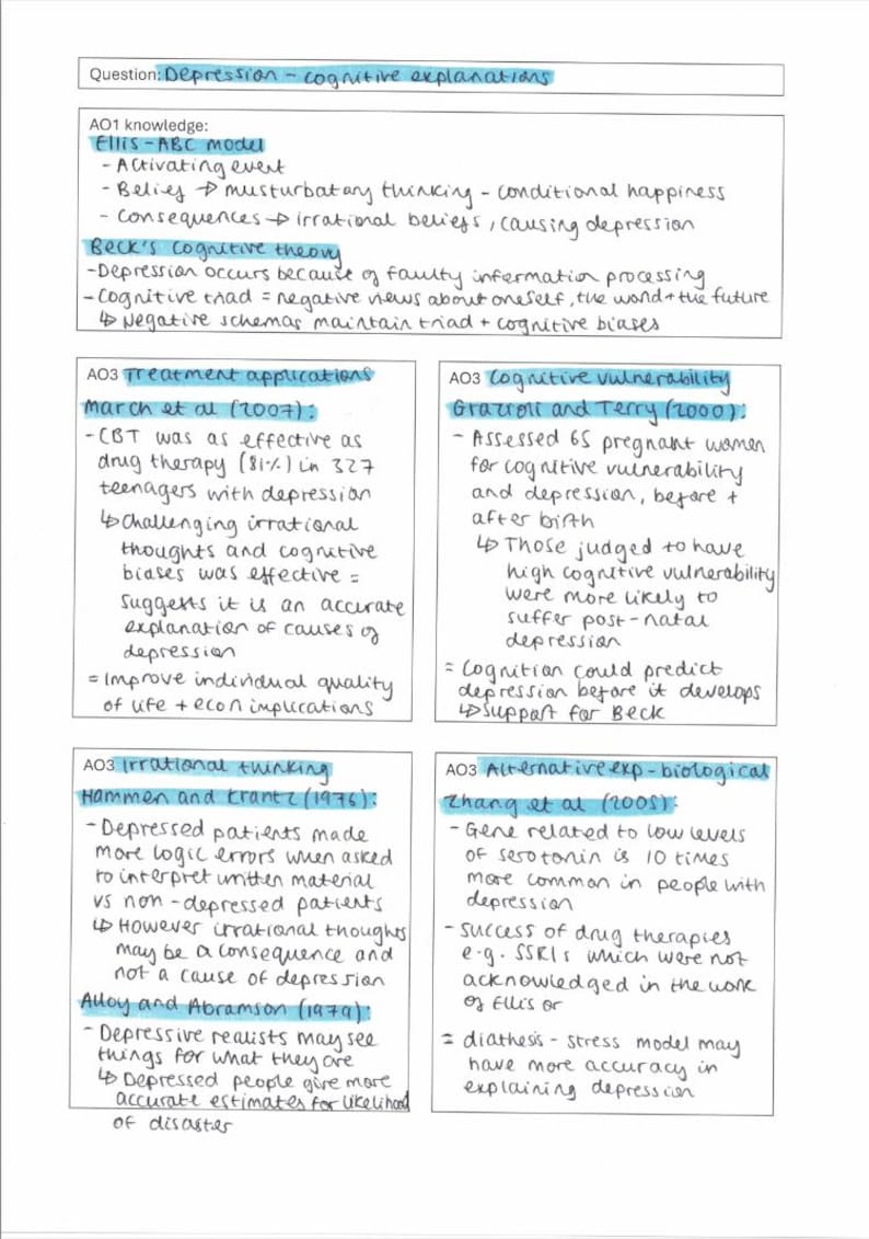 AQA A Level Psychology Paper 1 Complete Essay Plans - Etsy UK