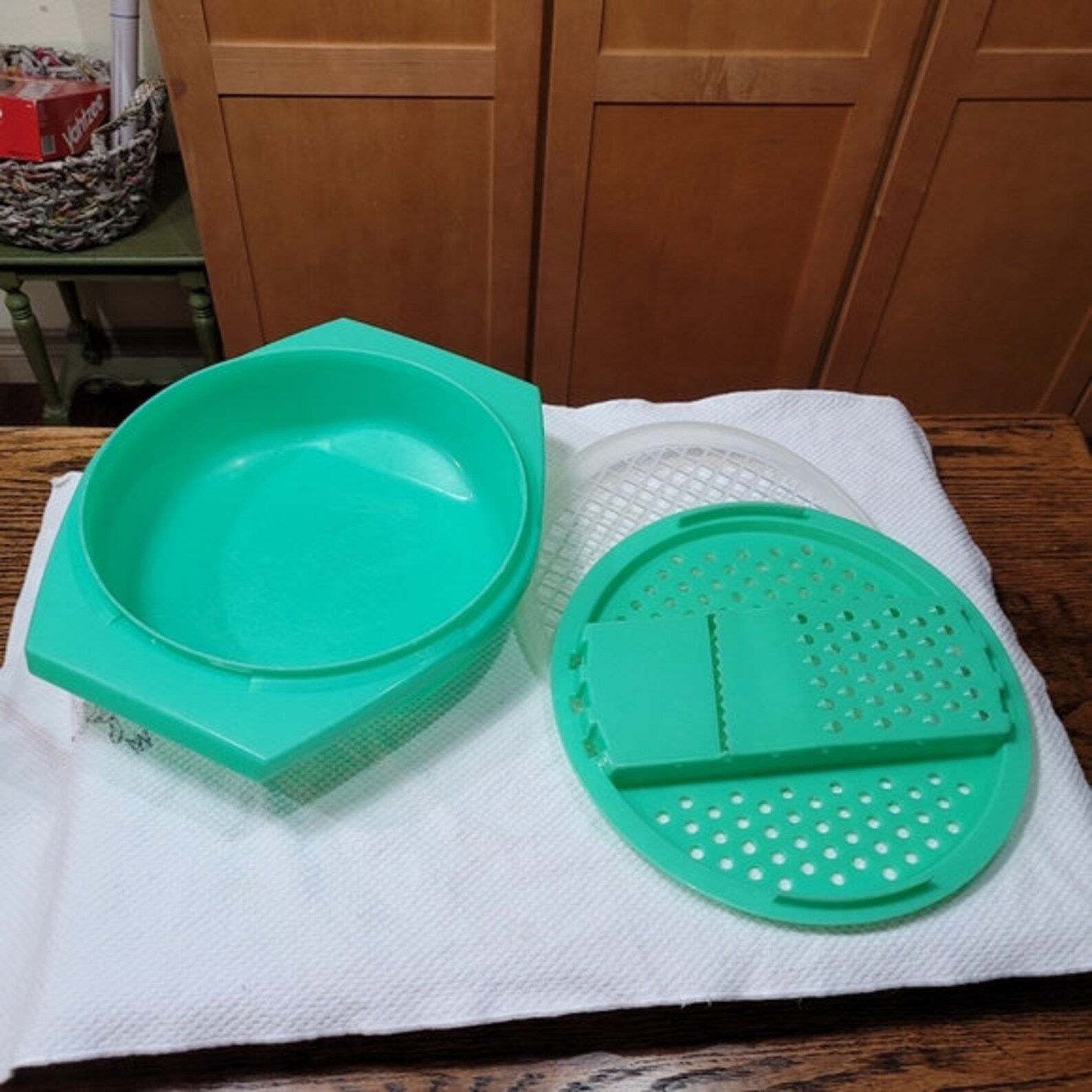 Tupperware 3 PC Grater/strainer Set Etsy