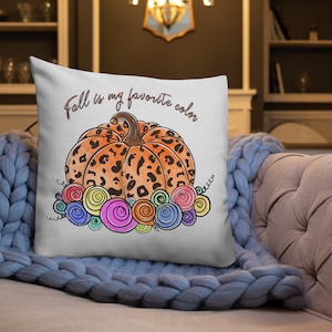 Fall Pillow, Autumn Pumpkin Pillow, Fall Decor, Pumpkin Pillow Cover, Autumn Decor, Farmhouse Decor, Farmhouse Pillow