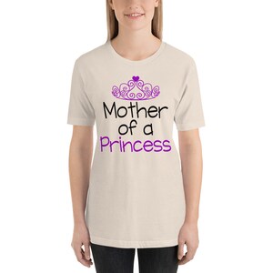 Mother of A Princess Gender reveal ideas, Baby Girl Announcement T-Shirt, First Mothers Day gift, New Mom Gift, Baby Shower Gift for Mom