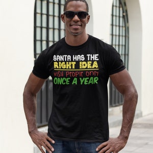 Santa Christmas Shirts For Women, Funny Christmas Shirt, Santa Shirt, Funny Santa Shirt