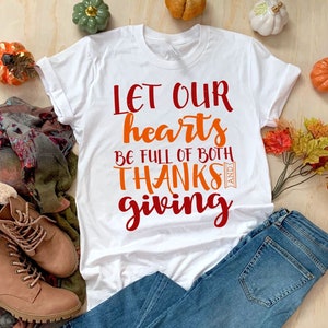 Thanksgiving Shirt, Thanks and Giving Shirt, Thankful Shirt, Blessed, Thankful and Blessed, Thanksgiving Day Shirt