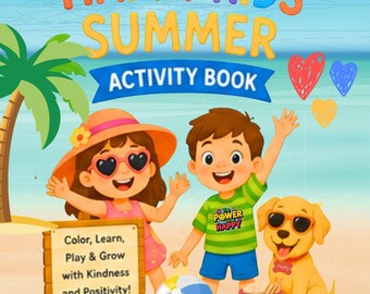 Coloring Pages for Kids | The Happy Kids Summer Activity Book