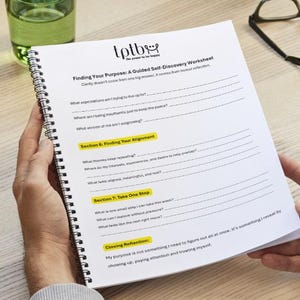 How to Find Your Purpose | 30 Questions to Get Unstuck | Self-Discovery Worksheets (PDF Download) image 3