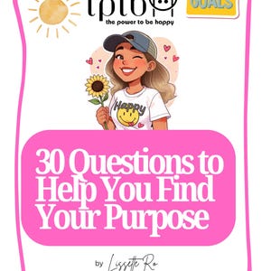 How to Find Your Purpose | 30 Questions to Get Unstuck | Self-Discovery Worksheets (PDF Download) image 5