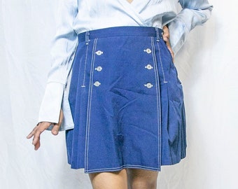 Curated pleated  mini skort