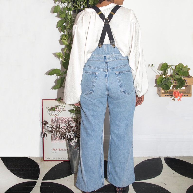 Upcycled Suspender Straps Denim Overalls Etsy