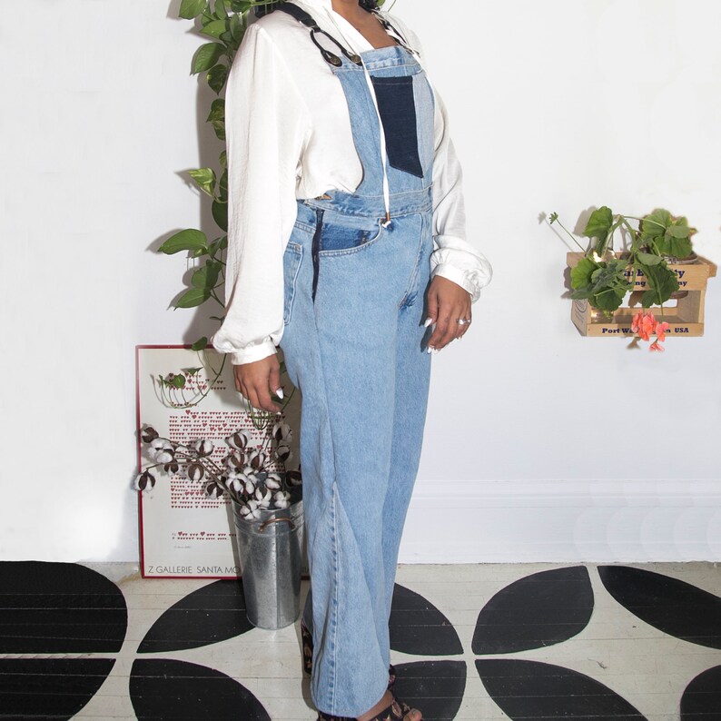 Upcycled Suspender Straps Denim Overalls Etsy