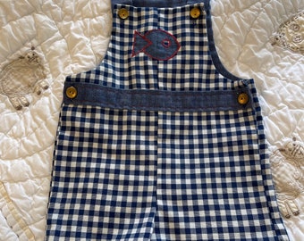 Vintage Boys Shortall Jon Jon Jumper  1970s 1980s