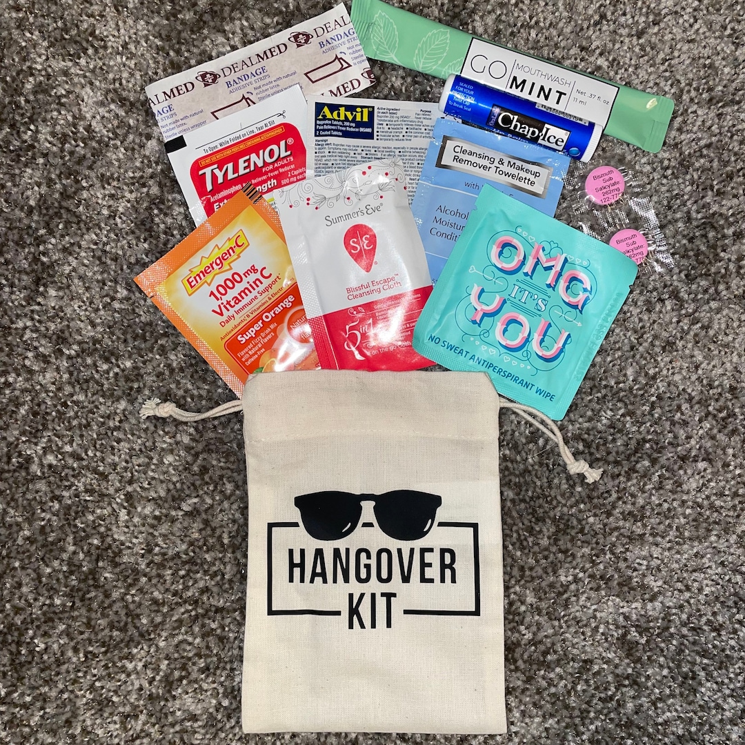 Hangover Kit Party Bachelorette Bachelor - Etsy