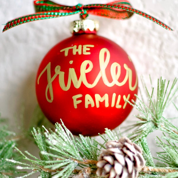 Personalized Christmas Ornament