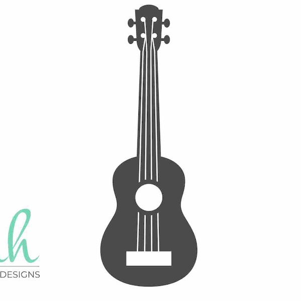 Ukulele SVG File for Cricut Design Space | Hawaiian Inspired Clip Art for Craft Projects| Personal Use/Limited Commercial Use