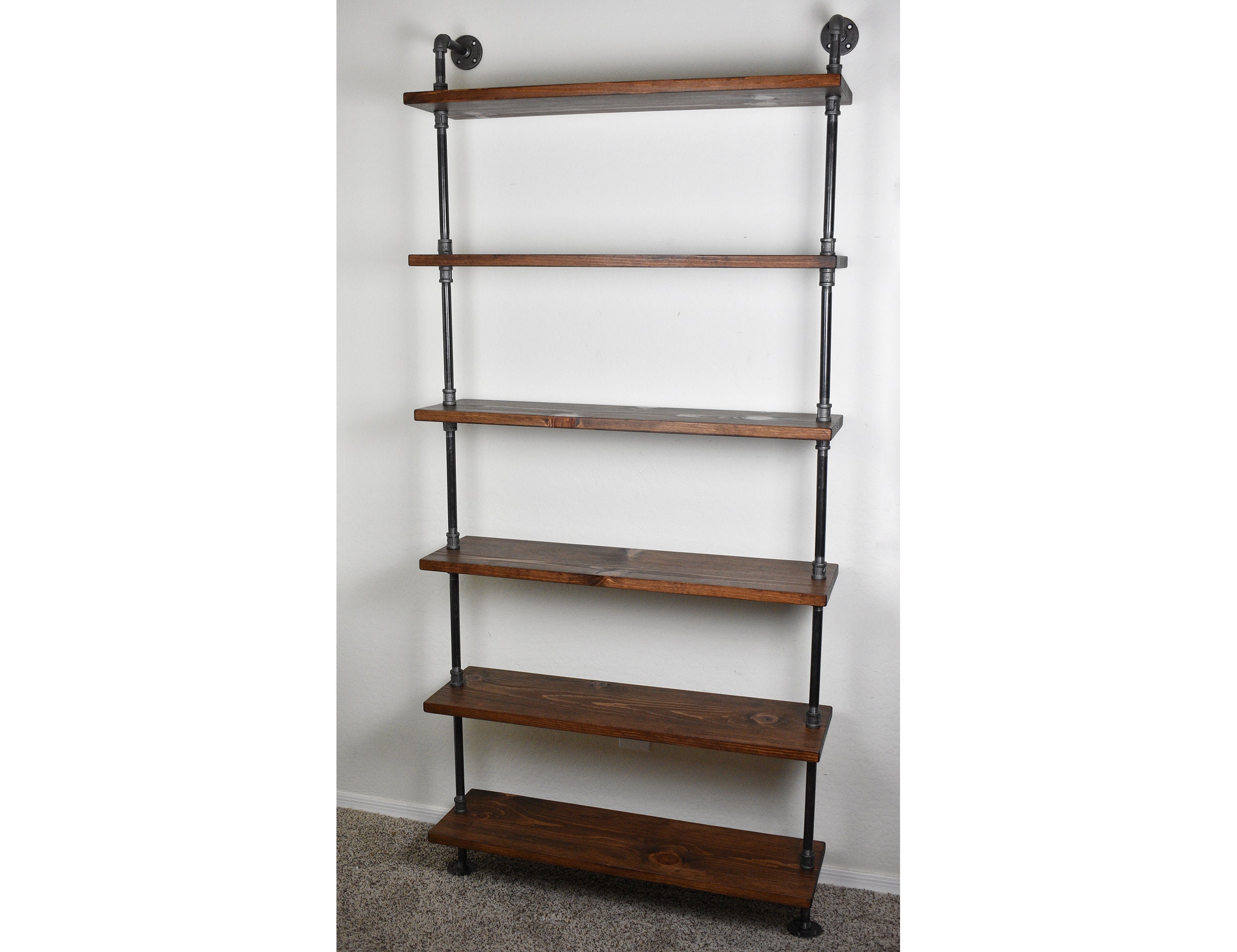Pipe ladder bookcase deals