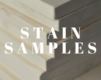 Wood Stain Samples - Select 4 Stain Colors