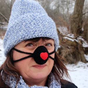 Sweetheart Nose Warmer - Keep your nose cozy - Perfect Unique Gift Idea that will look great and keep your special someone warm